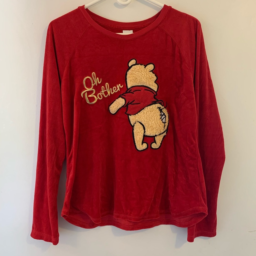 Size 12-14 Large Pooh Bear Sleepwear Sweater